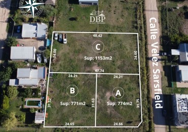 Se venden 3 Terrenos 